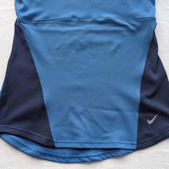 Women's Nike Yoga Dri-FIT Ribbed Tank Top Size Small Open Back DR0374 $42 NEW - Picture 3 of 9